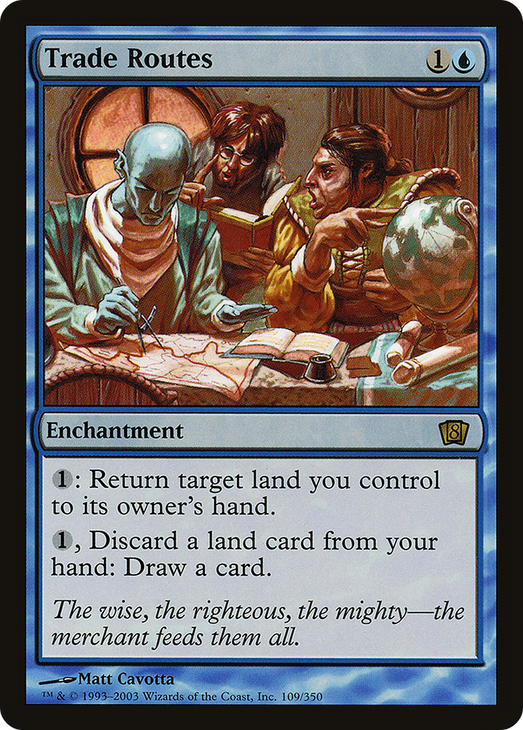 Trade Routes (109) Foil - Eighth Edition