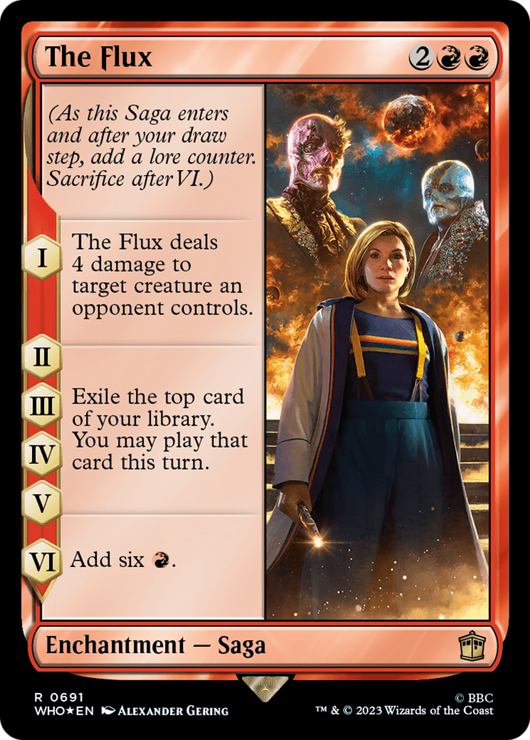 The Flux (Surge Foil) (691) Foil - Doctor Who