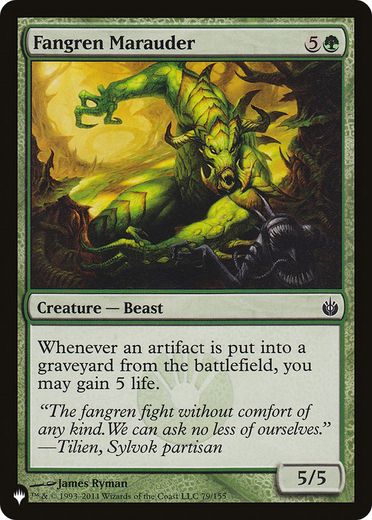 Fangren Marauder (MBS-79) - The List