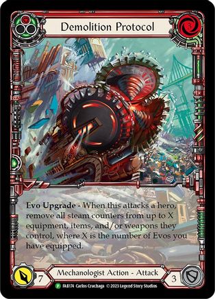 Demolition Protocol (FAB174) Rainbow Foil - FaB Promos