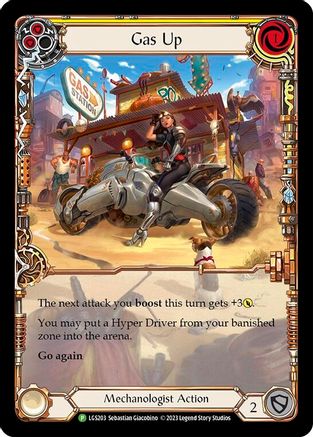 Gas Up (LGS203) Rainbow Foil - FaB Promos