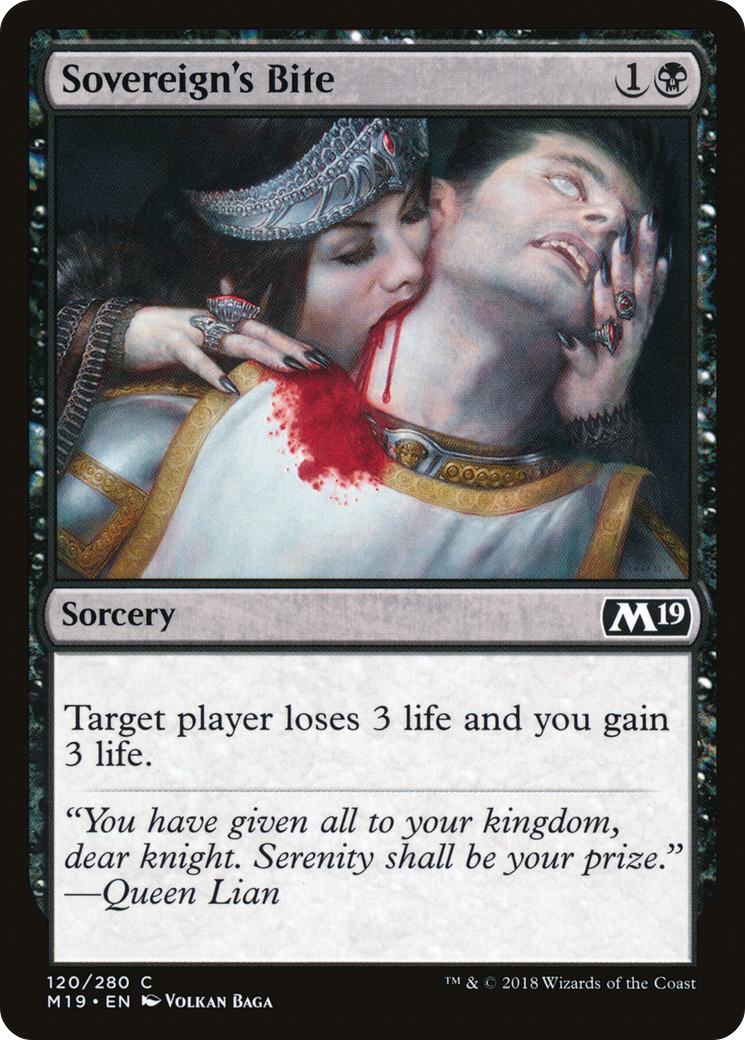 Sovereign's Bite (120) Foil - Core Set 2019