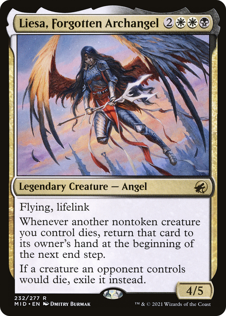 Liesa, Forgotten Archangel (232) Foil - Innistrad: Midnight Hunt