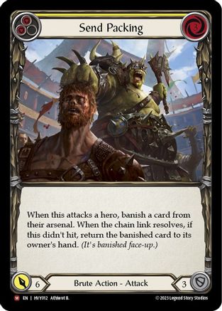 Send Packing (HVY012) Rainbow Foil - Heavy Hitters