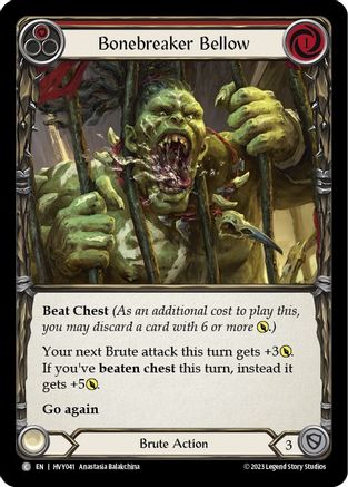Bonebreaker Bellow (Red) (HVY041) - Heavy Hitters