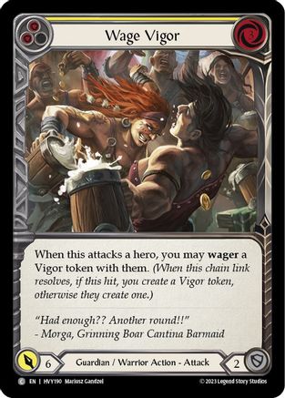 Wage Vigor (Yellow) (HVY190) - Heavy Hitters