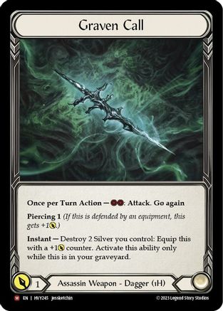Graven Call (HVY245) Cold Foil - Heavy Hitters
