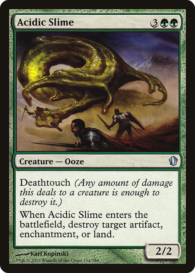 Acidic Slime (134) - Commander 2013