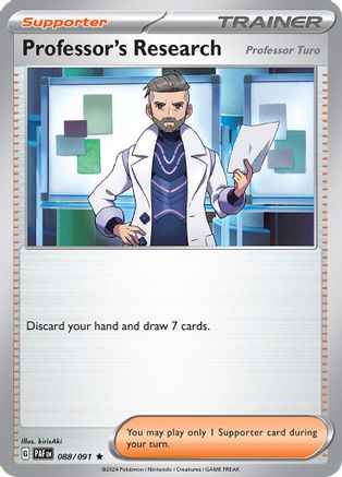 Professor's Research (88) Reverse Holofoil - Paldean Fates