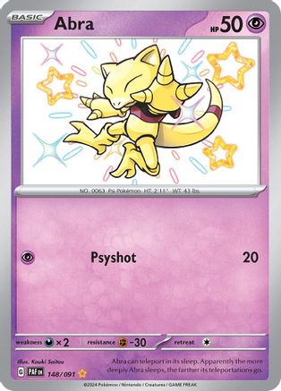 Abra (148) Holofoil - Paldean Fates