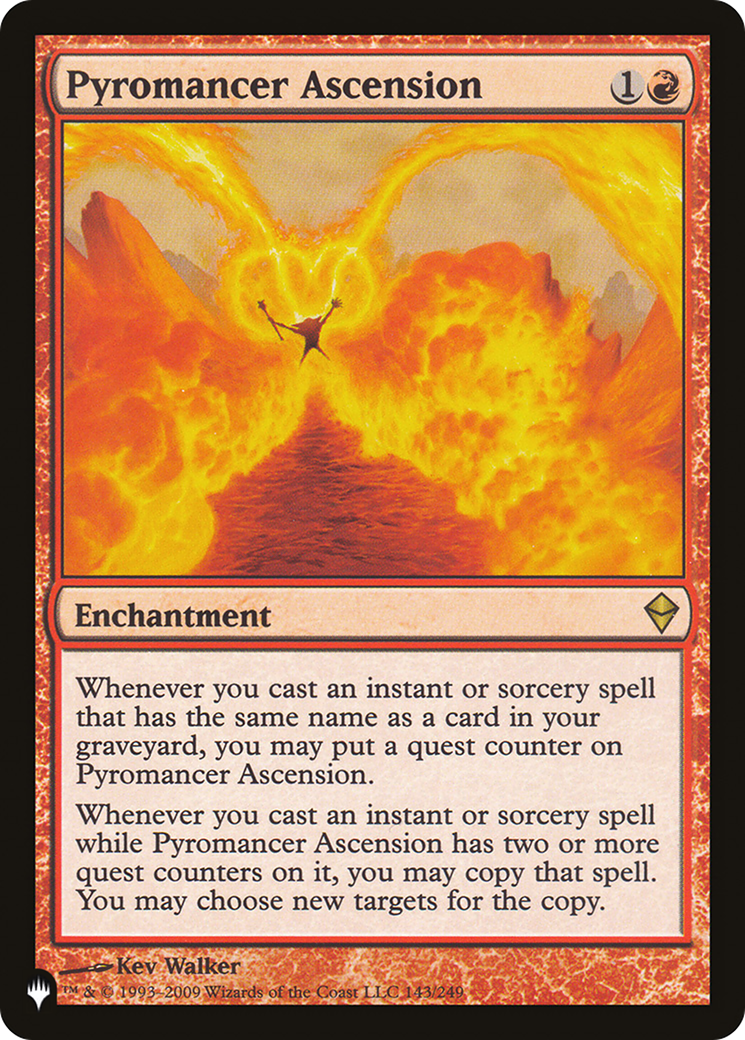 Pyromancer Ascension (ZEN-143) - The List