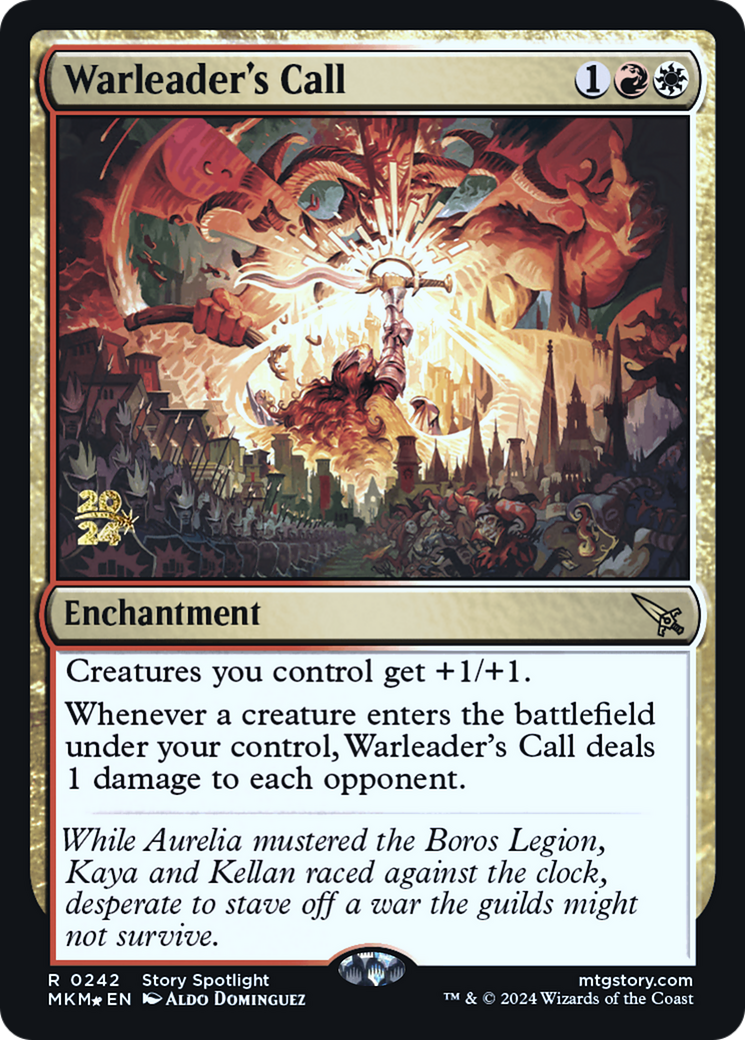 Warleader's Call Foil (242S)