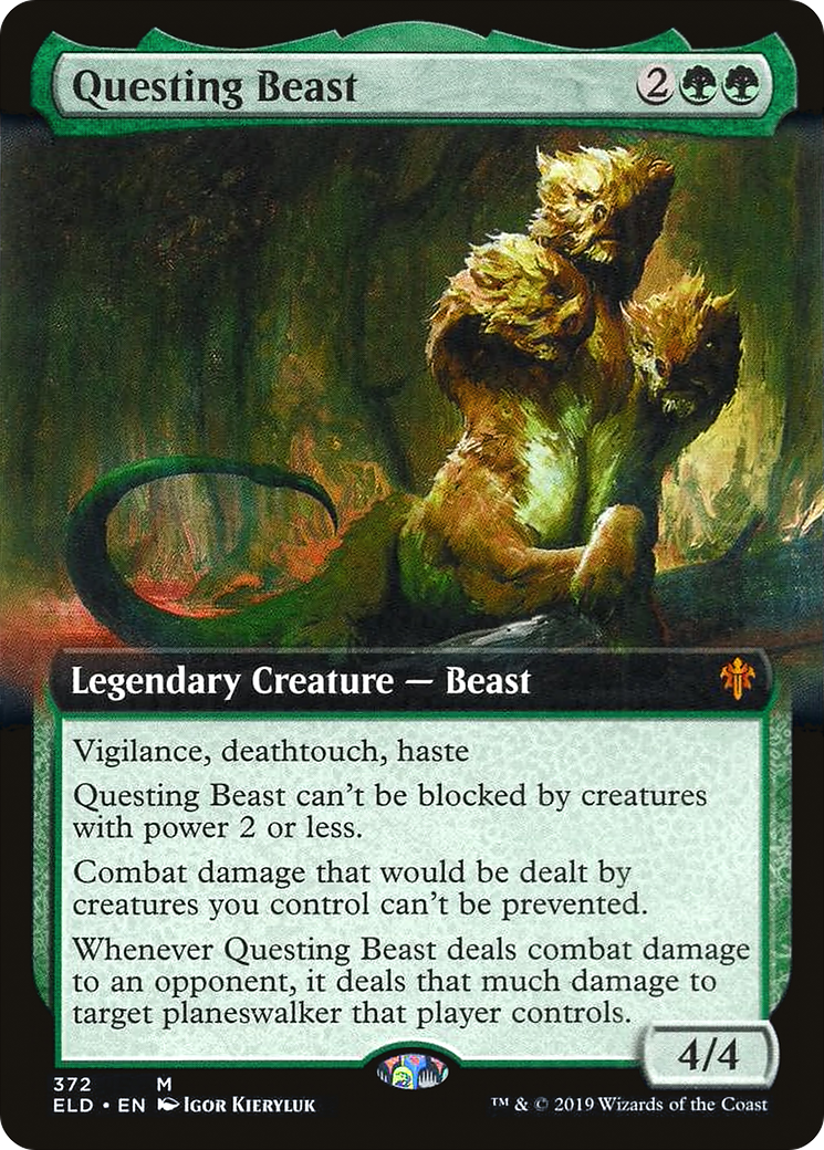 Questing Beast (Extended Art) (372) - Throne of Eldraine