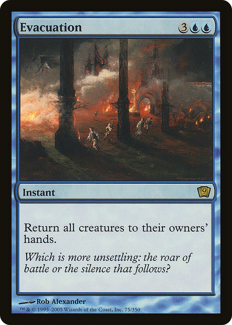 Evacuation (075) - Ninth Edition