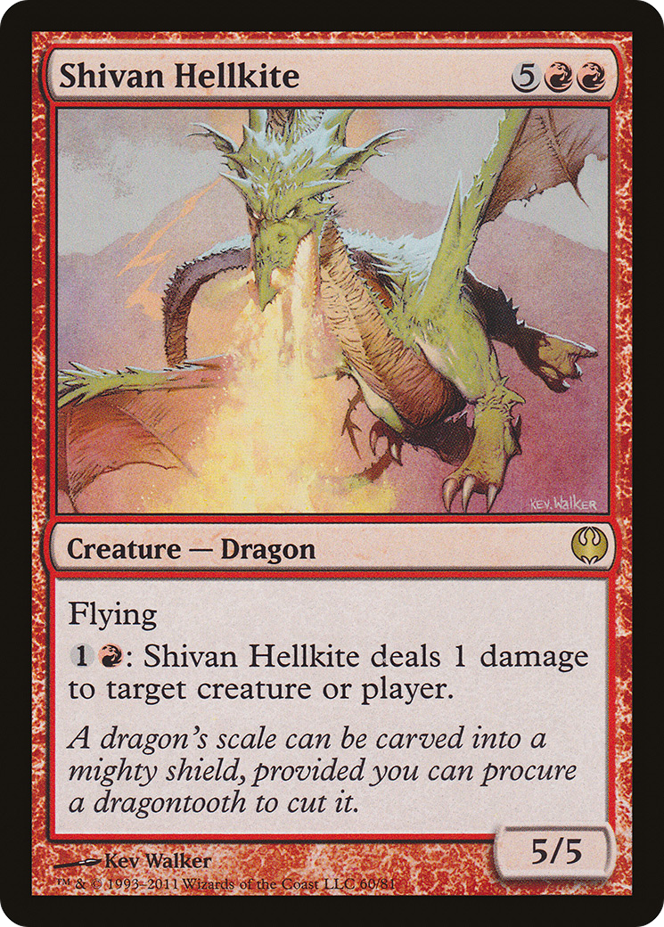 Shivan Hellkite (060) - Duel Decks: Knights vs. Dragons