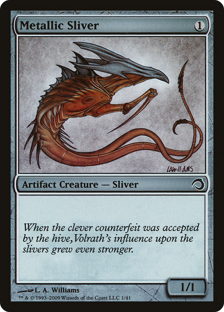 Metallic Sliver (001) Foil - Premium Deck Series: Slivers