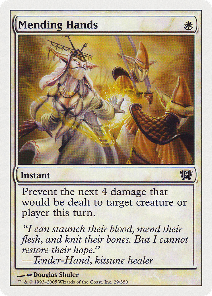 Mending Hands (029) Foil - Ninth Edition