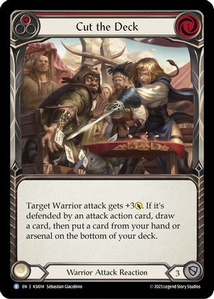 Cut the Deck (Red) (KSI014) - Blitz Deck: Heavy Hitters - Kassai