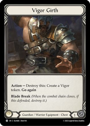 Vigor Girth (OLA005) - Blitz Deck: Heavy Hitters - Olympia