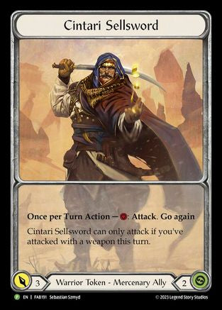 Cintari Sellsword (FAB191) Cold Foil - FaB Promos