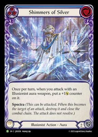 Shimmers of Silver (JDG026) Cold Foil - FaB Promos