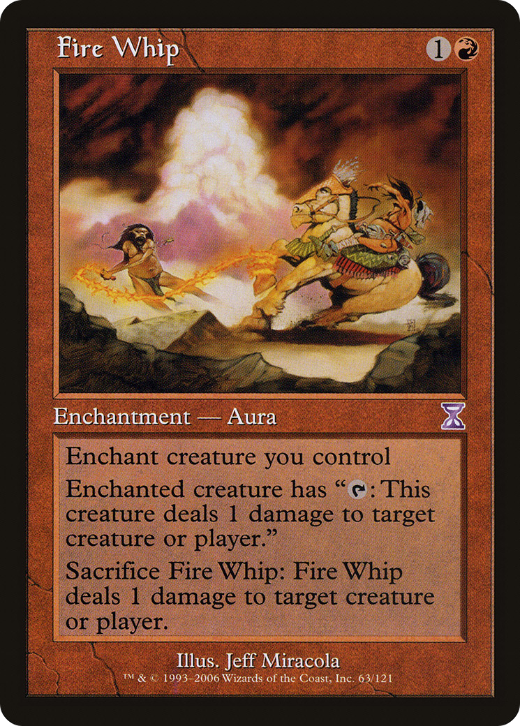 Fire Whip (Retro) (063) - Time Spiral Timeshifted