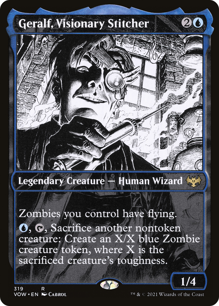 Geralf, Visionary Stitcher (Showcase) (319) - Innistrad: Crimson Vow