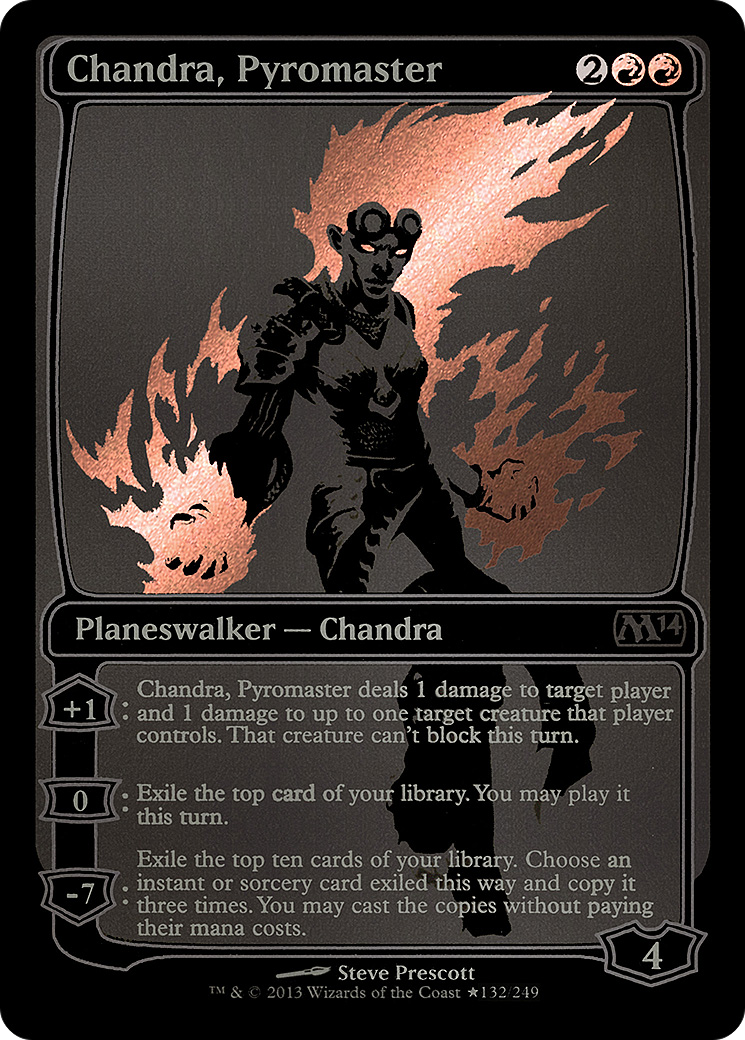 Chandra, Pyromaster (SDCC 2013 Exclusive) (132) Foil - San Diego Comic-Con 2013