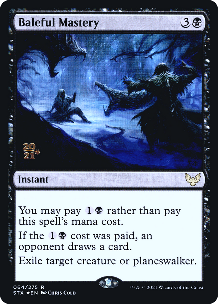 Baleful Mastery (64s) Foil - Strixhaven: School of Mages Promos