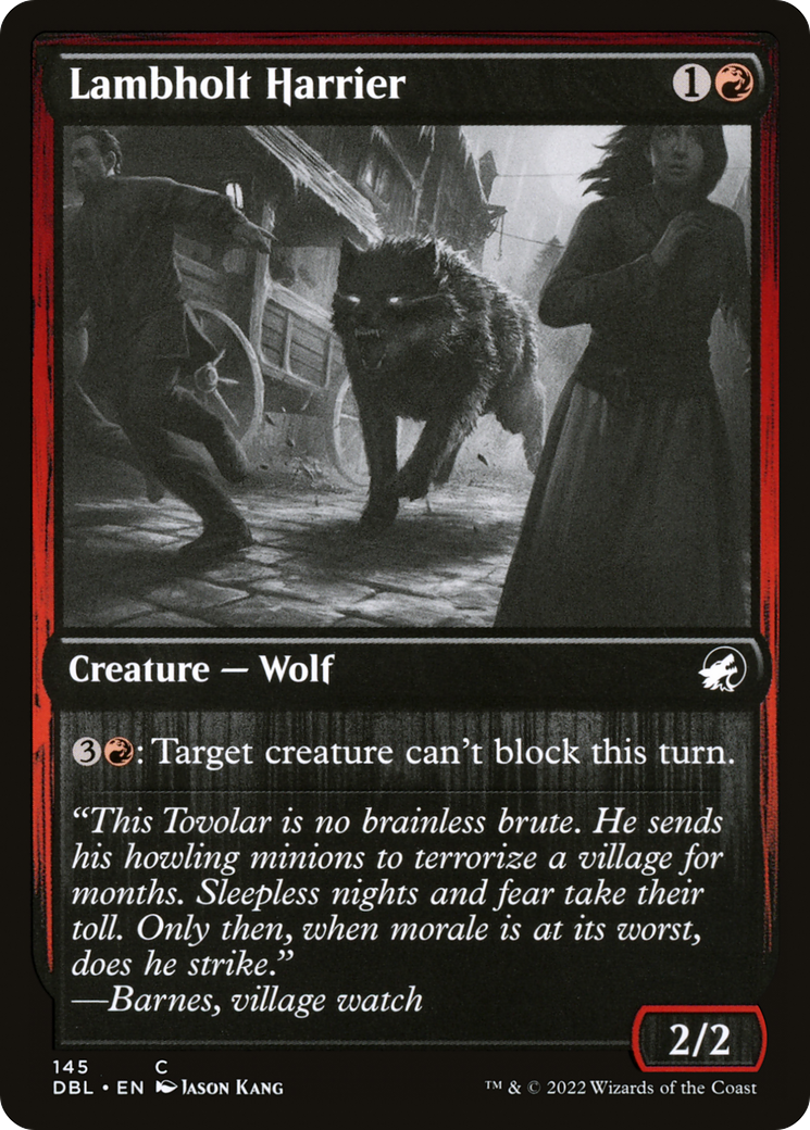 Lambholt Harrier (145) Foil - Innistrad: Double Feature