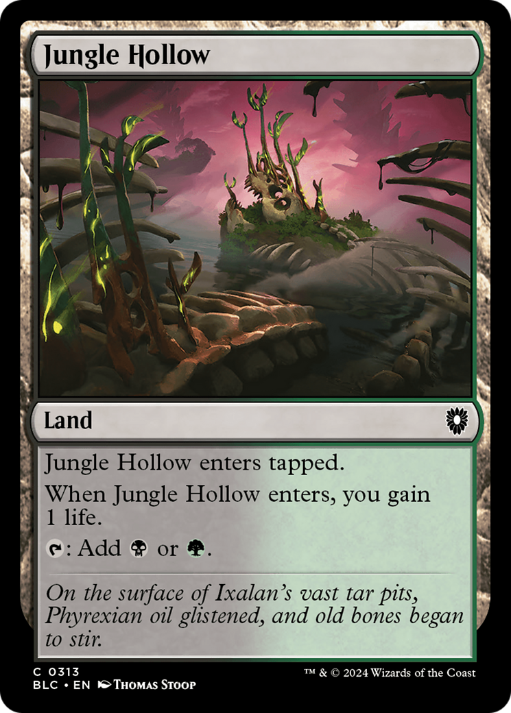 Jungle Hollow (313) - Bloomburrow Commander