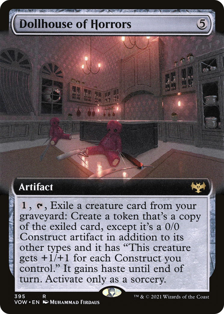 Dollhouse of Horrors (Extended Art) (395) Foil - Innistrad: Crimson Vow