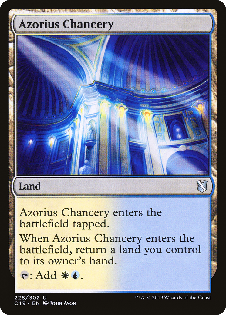 Azorius Chancery (228) - Commander 2019