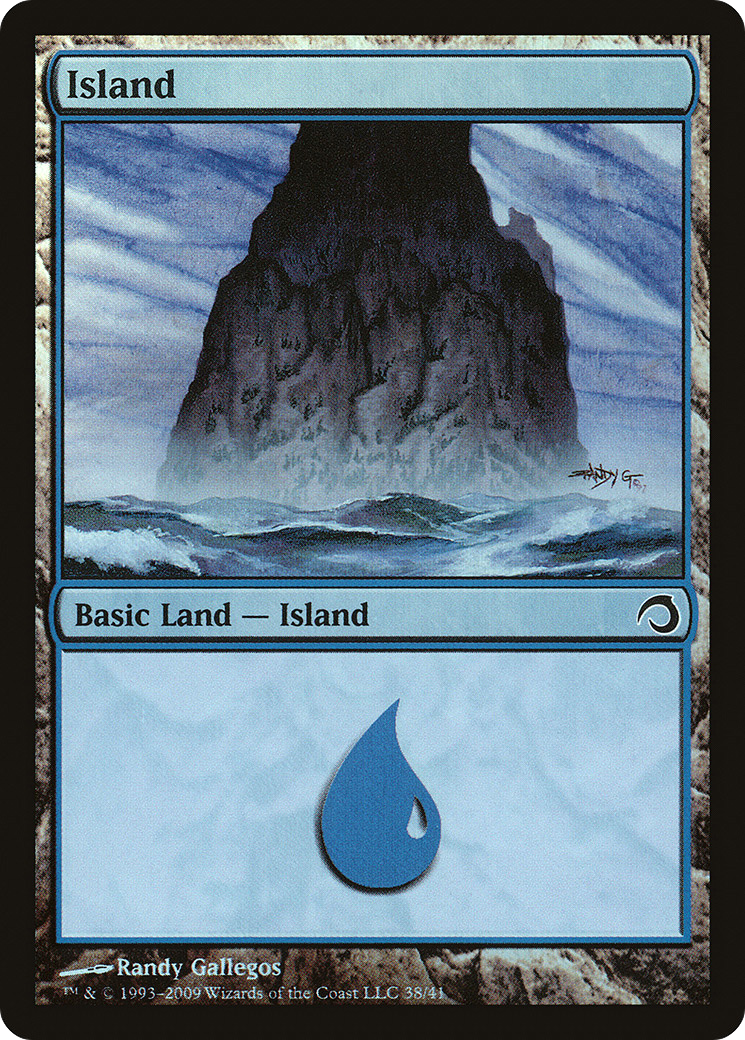 Island (038) Foil - Premium Deck Series: Slivers