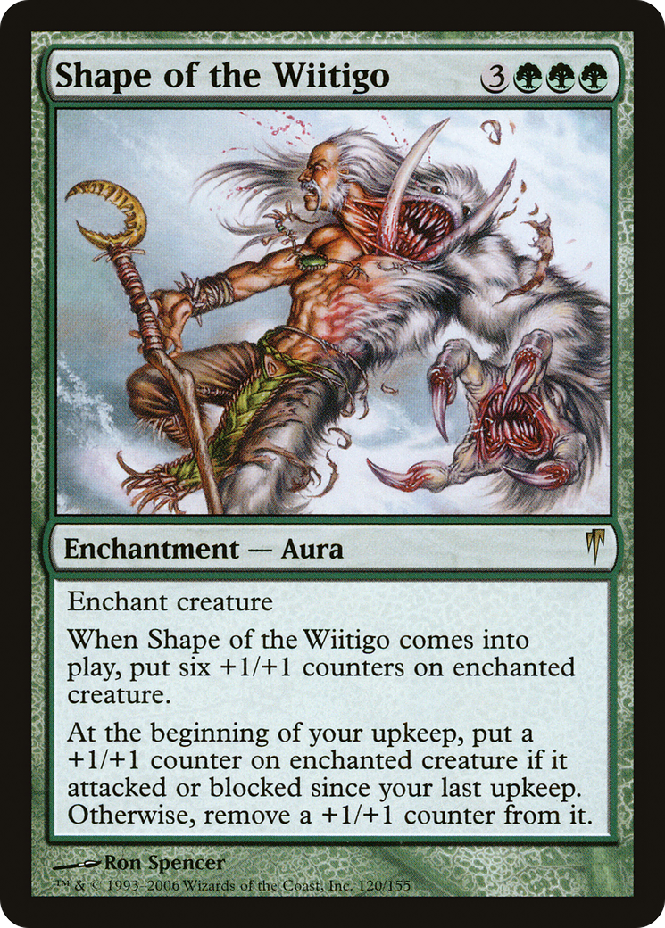 Shape of the Wiitigo (120) Foil - Coldsnap