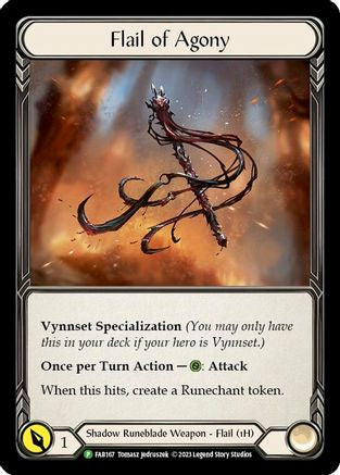 Flail of Agony (FAB167) Rainbow Foil - FaB Promos