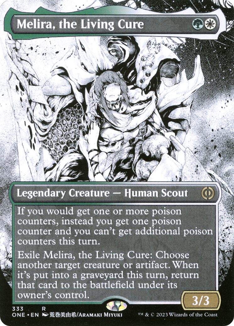Melira, the Living Cure (Showcase) (333) Foil - Phyrexia: All Will Be One