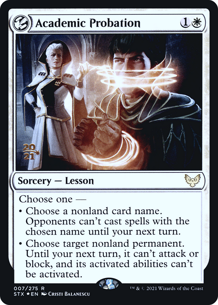 Academic Probation (07s) Foil - Strixhaven: School of Mages Promos