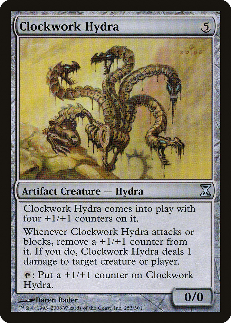 Clockwork Hydra (253) Foil - Time Spiral