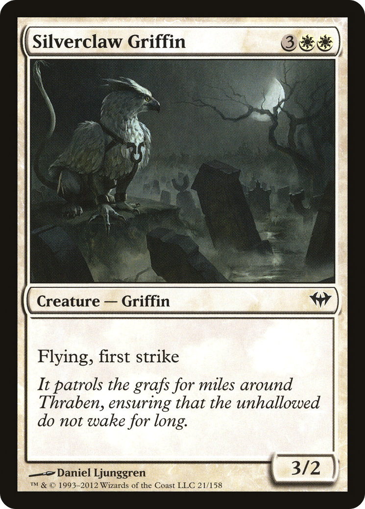 Silverclaw Griffin (021) - Dark Ascension