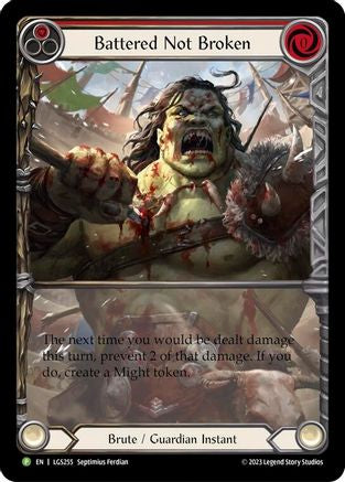 Battered Not Broken (LGS255) Rainbow Foil - FaB Promos