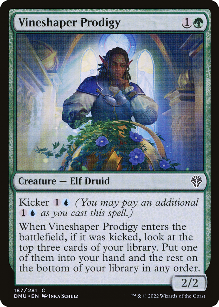 Vineshaper Prodigy (187) Foil - Dominaria United