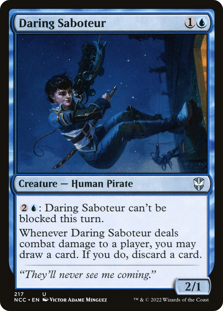 Daring Saboteur (217) - New Capenna Commander