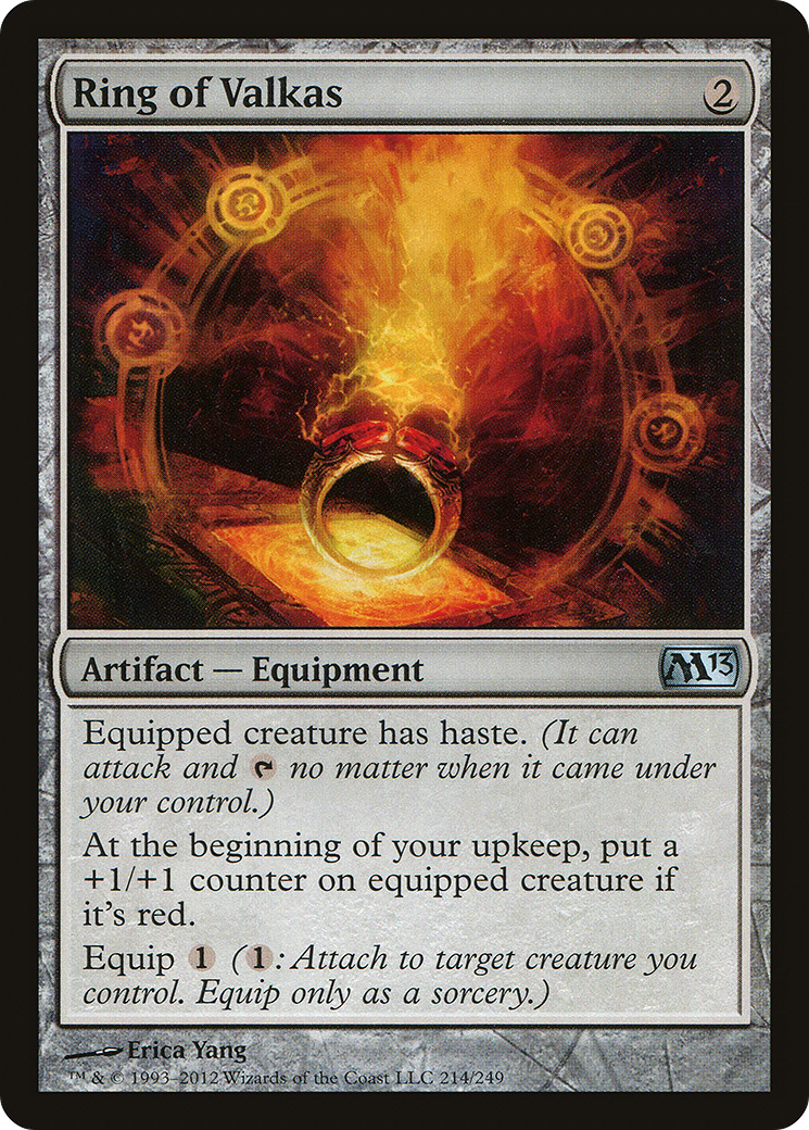 Ring of Valkas (214) Foil - Magic 2013