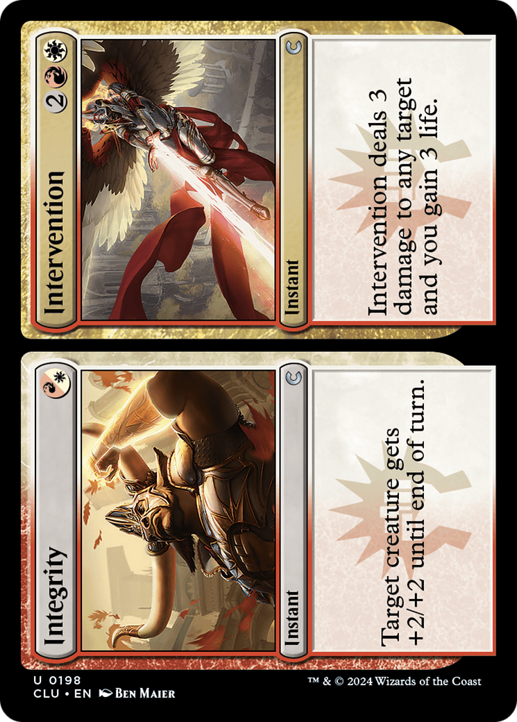 Integrity // Intervention (198) - Ravnica: Clue Edition