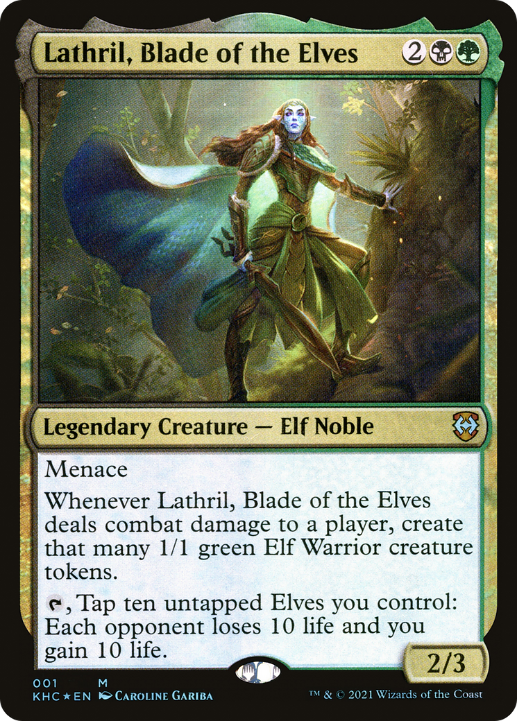 Lathril, Blade of the Elves (001) - Kaldheim Commander