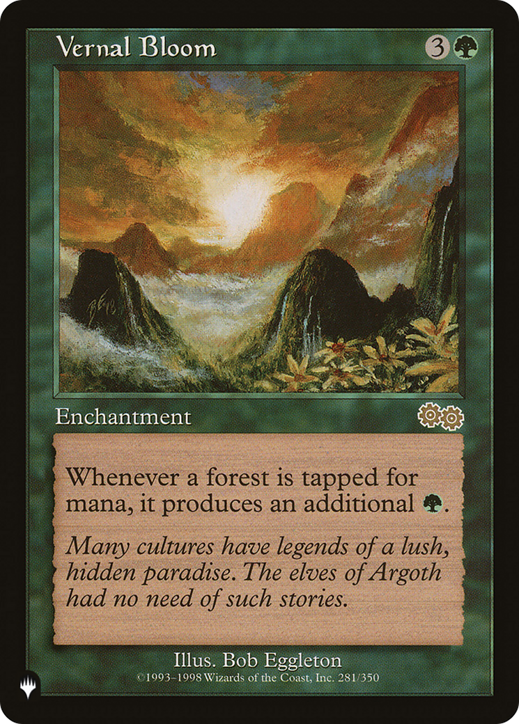 Vernal Bloom (Retro) (281/350) - The List