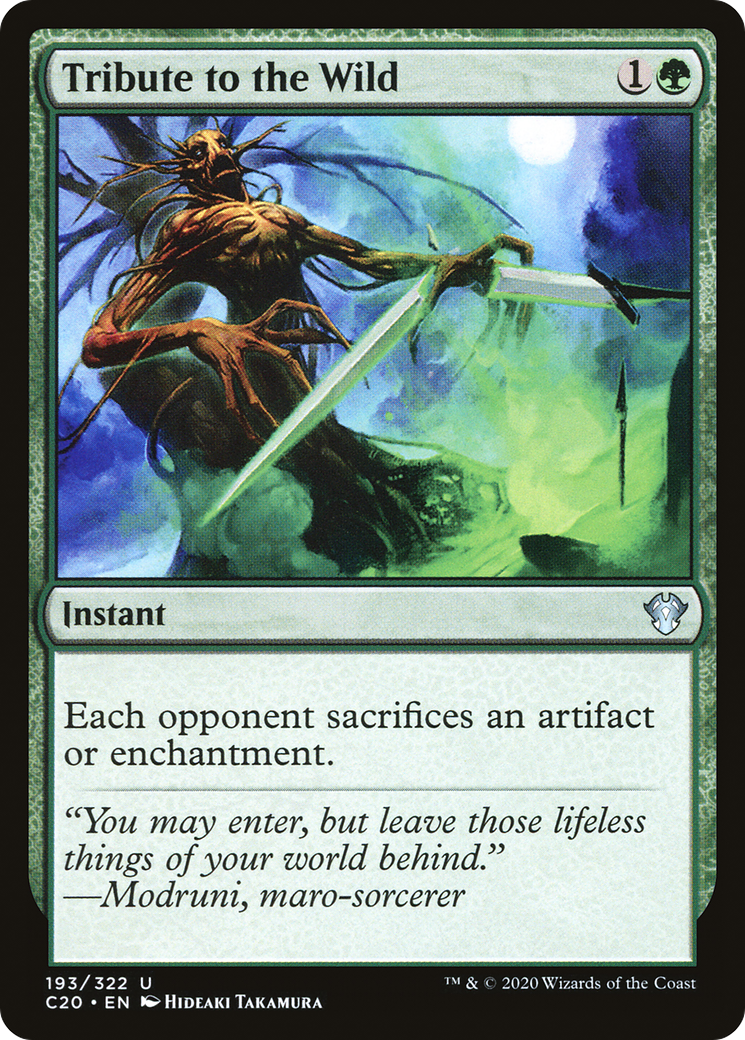 Tribute to the Wild (193) - Commander 2020