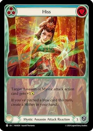 Hiss (Blue) (NUU024) - Blitz Deck: Part the Mistveil - Nuu