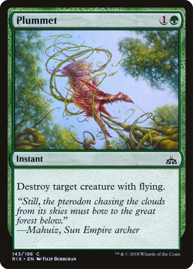 Plummet (143) - Rivals of Ixalan